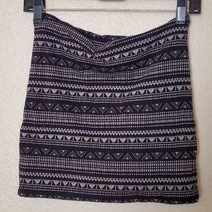 Love friends black white skirt S